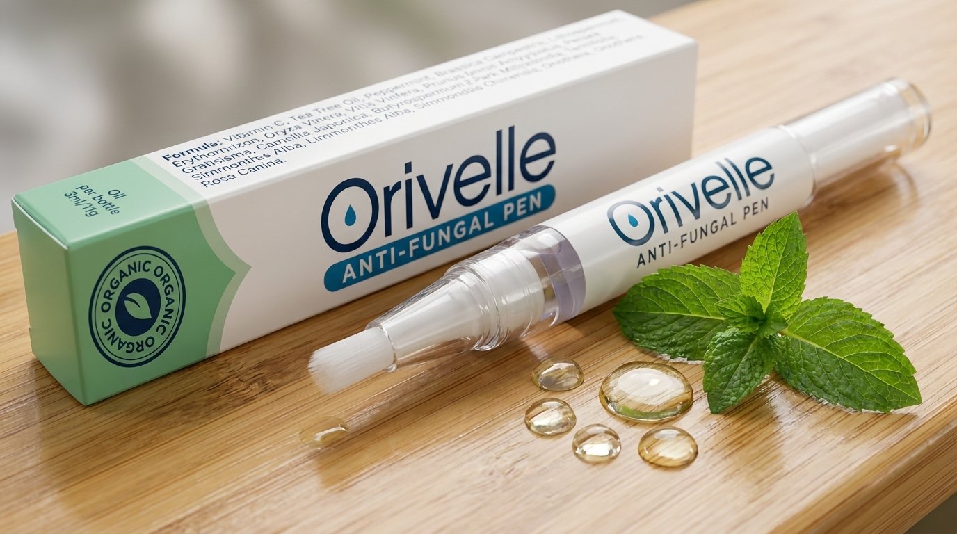 Orivelle's precision applicator ensures no-mess, targeted delivery of the 17-ingredient formula directly to the infected nail bed.