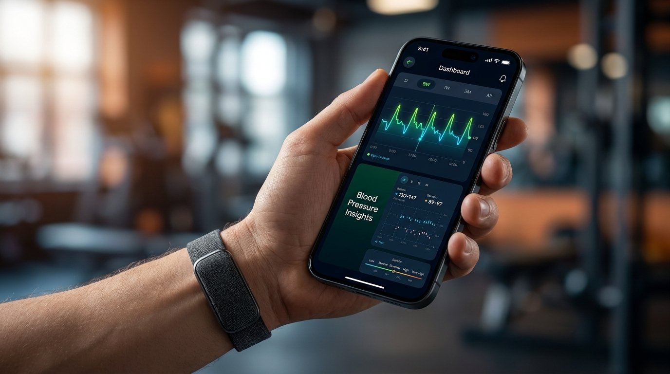 Comprehensive health metrics are displayed beautifully in the Hume Health app, acting as your personal 24/7 digital health coach.